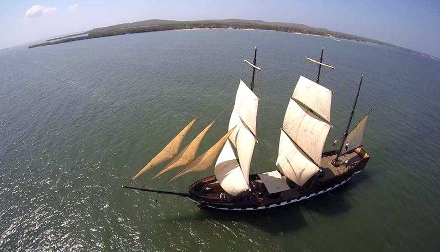 Aventura en Barco Pirata en la Bahia de Cartagena.